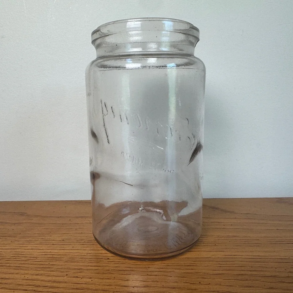 Kerr Glass‎ Mfg Co Economy Clear Glass Canning Jar Portland Oregon